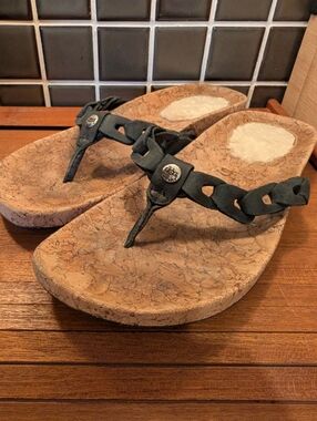 UGG Leather Flip Flops,5